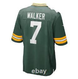 New Men's Nike Quay Walker Green Bay Packers Player Game Large Jersey- Green