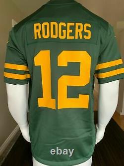 New NFL Aaron Rodgers Green Bay Packers Nike Alternate Game Player Jersey 2XL