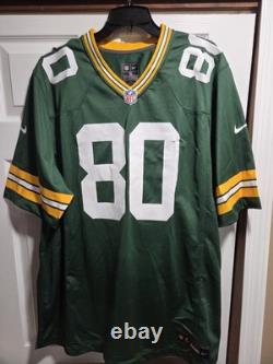 New Nike Donald Driver Green Bay Packers NFL Green Game Jersey Men's Sz XL $130