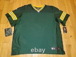 New Nike Elite Vapor Blank GREEN BAY PACKERS Mens NFL Authentic Team JERSEY 60