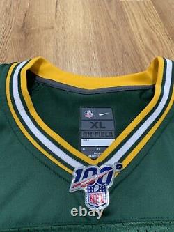 New Nike Green Bay Packers Davante Adams Vapor Limited Jersey 100 Logo Sz XL