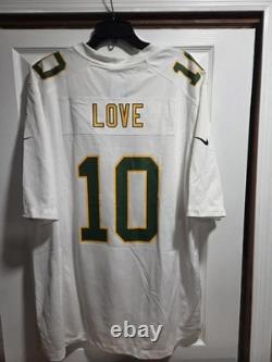 New Nike Jordan Love #10 Green Bay Packers NFL Game Jersey Men's Sz 3XL $130