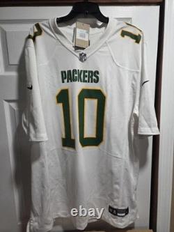 New Nike Jordan Love #10 Green Bay Packers NFL Game Jersey Men's Sz 3XL $130