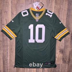 New Nike Jordan Love #10 Green Bay Packers NFL Green Game Jersey Men's Sz L $130