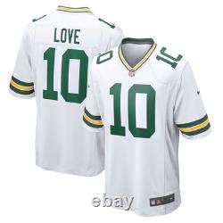 New Nike Jordan Love Green Bay Packers NFL Game Jersey Men's Sz 2XL $130