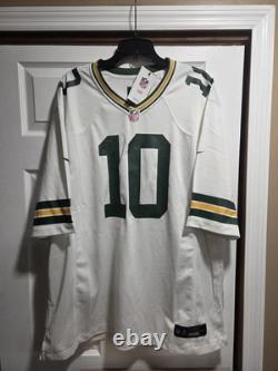 New Nike Jordan Love Green Bay Packers NFL Game Jersey Men's Sz 2XL $130