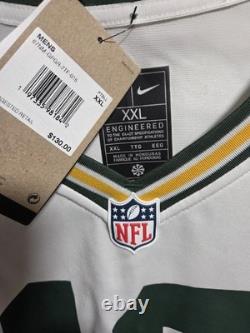New Nike Jordan Love Green Bay Packers NFL Game Jersey Men's Sz 2XL $130