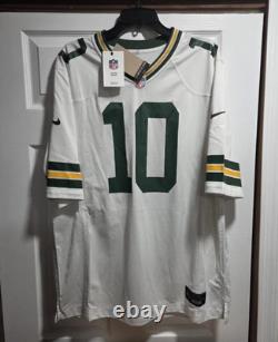New Nike Jordan Love Green Bay Packers NFL Game Jersey Men's Sz L $130