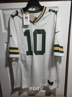 New Nike Jordan Love Green Bay Packers NFL Game Jersey Men's Sz L $130