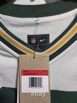 New Nike Jordan Love Green Bay Packers NFL Game Jersey Men's Sz L $130