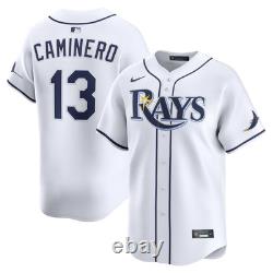 New Nike Junior Caminero #13 Tampa Bay Rays MLB Limited Jersey Men's Sz L $175
