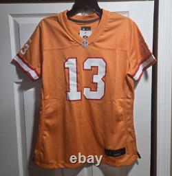 New Nike Tampa Bay Buccaneers Mike Evans NFL Game Creamsicle Jersey Women's Sz L
