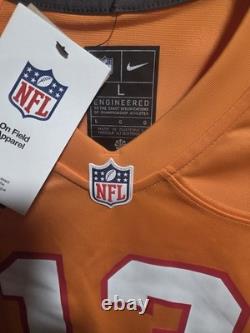 New Nike Tampa Bay Buccaneers Mike Evans NFL Game Creamsicle Jersey Women's Sz L