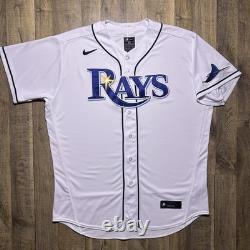 New Nike Tampa Bay Rays Authentic On-Field Elite Stiched Jersey Mens 52 2XL $285
