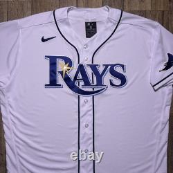New Nike Tampa Bay Rays Authentic On-Field Elite Stiched Jersey Mens 52 2XL $285