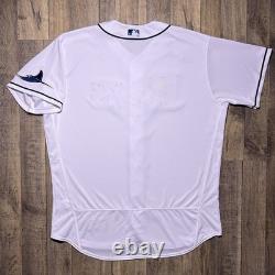 New Nike Tampa Bay Rays Authentic On-Field Elite Stiched Jersey Mens 52 2XL $285