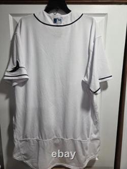 New Nike Tampa Bay Rays Authentic On-Field White Elite Sewn Jersey 52 2XL $355