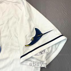 New Nike Tampa Bay Rays Flex Base Authentic On-Field Jersey Sz 52 2XL $285