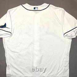 New Nike Tampa Bay Rays Flex Base Authentic On-Field Jersey Sz 52 2XL $285
