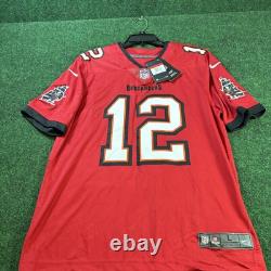 New Nike Tom Brady Tampa Bay Buccaneers NFL Vapor Limited Jersey Sz L Red