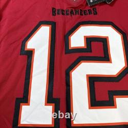 New Nike Tom Brady Tampa Bay Buccaneers NFL Vapor Limited Jersey Sz L Red