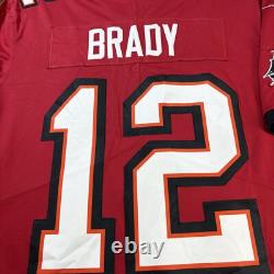 New Nike Tom Brady Tampa Bay Buccaneers NFL Vapor Limited Jersey Sz L Red