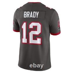 New Nike Tom Brady Tampa Bay Buccaneers Pewter Alternate Game Jersey Gray NFL XL