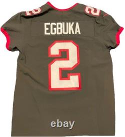 New Nike Vapor Untouchable Elite Pewter Tampa Bay Buccaneers Egbuka NFL Jersey