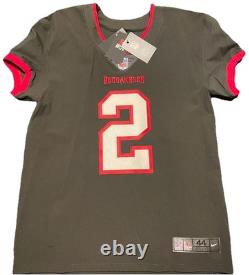 New Nike Vapor Untouchable Elite Pewter Tampa Bay Buccaneers Egbuka NFL Jersey