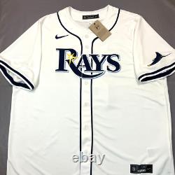 New Nike Yandy Díaz Tampa Bay Rays White Limited Jersey Men's Sz 2XL $175