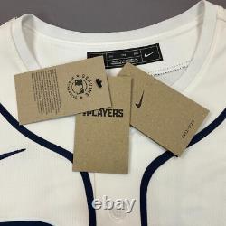 New Nike Yandy Díaz Tampa Bay Rays White Limited Jersey Men's Sz 2XL $175