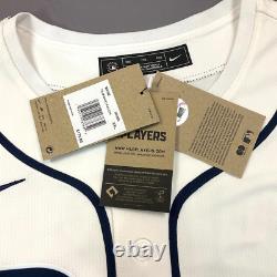New Nike Yandy Díaz Tampa Bay Rays White Limited Jersey Men's Sz 2XL $175