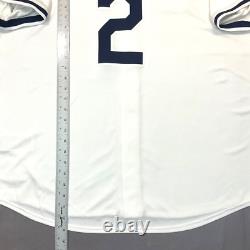 New Nike Yandy Díaz Tampa Bay Rays White Limited Jersey Men's Sz 2XL $175