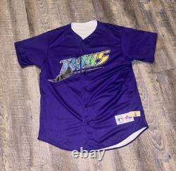 New Rare Vintage Tampa Bay Devil Rays Reverseable Jersey Large Made In USA 90s