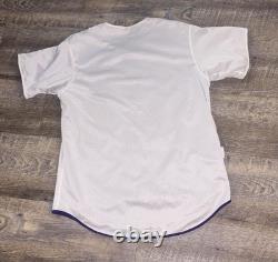 New Rare Vintage Tampa Bay Devil Rays Reverseable Jersey Large Made In USA 90s
