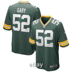New Rashan Gary Green Bay Packers Nike Game Player Jersey Men's 2022 NFL NWT