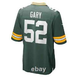 New Rashan Gary Green Bay Packers Nike Game Player Jersey Men's 2022 NFL NWT