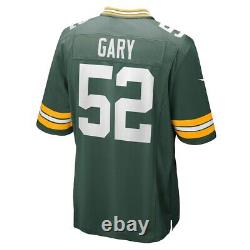 New Rashan Gary Green Bay Packers Nike Game Player Jersey Men's 2022 NFL NWT GB