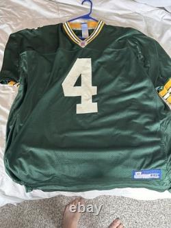 New! Reebok NFL Brett Favre Autographed Green Bay Packers Jersey 2XL