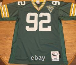 New Reggie White, Mitchell & Ness 1993 Green Bay Packers Jersey Size 48 XL Mens