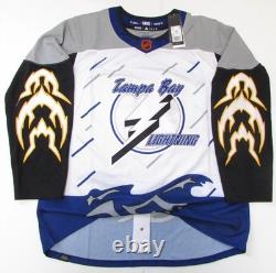 New Sealed TAMPA BAY LIGHTNING AUTHENTIC ADIDAS REVERSE RETRO 2.0 JERSEY Sz 54