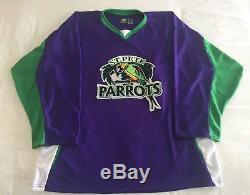 New St Petersburg Parrots Authentic 56 Pro Style OTS Jersey Tampa Bay Lightning