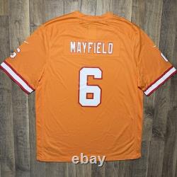 New Tampa Bay Buccaneers Baker Mayfield Nike Creamsicle Game Jersey Men 2XL $150
