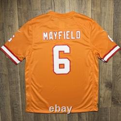 New Tampa Bay Buccaneers Baker Mayfield Nike Throwback Creamsicle Game Jersey L