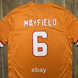 New Tampa Bay Buccaneers Baker Mayfield Nike Throwback Creamsicle Game Jersey L