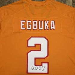 New Tampa Bay Buccaneers Emeka Egbuka Nike Throwback Creamsicle Game Jersey XL