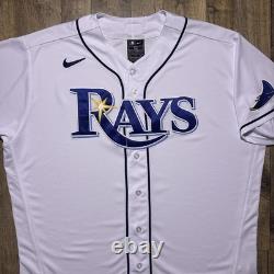 New Tampa Bay Rays Authentic Nike Elite ADV Stitched Patch Jersey Sz 52 2XL $330