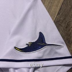 New Tampa Bay Rays Authentic Nike Elite ADV Stitched Patch Jersey Sz 52 2XL $330