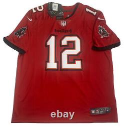 New Tom Brady 2XL Mens Tampa Bay Buccaneers Red Vapor Limited Nike Jersey NWT