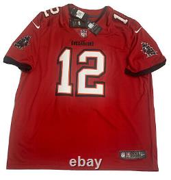 New Tom Brady 3XL Mens Tampa Bay Buccaneers Red Vapor Limited Nike Jersey NWT